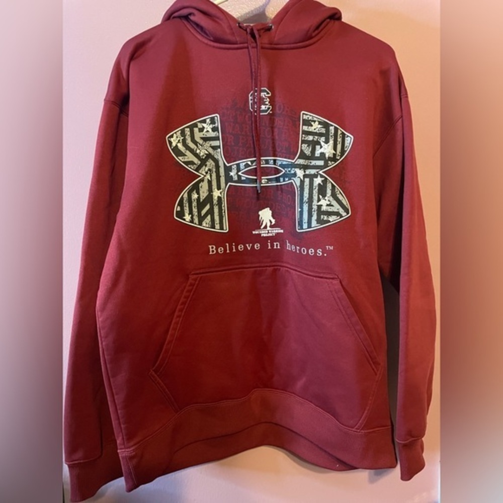 Under armour wounded warrior mens sz medium gamecock hoodie